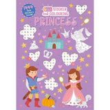 Alligator Princess Gem Sticker and Colouring Book | 144+ Stickers, Bold Outlines