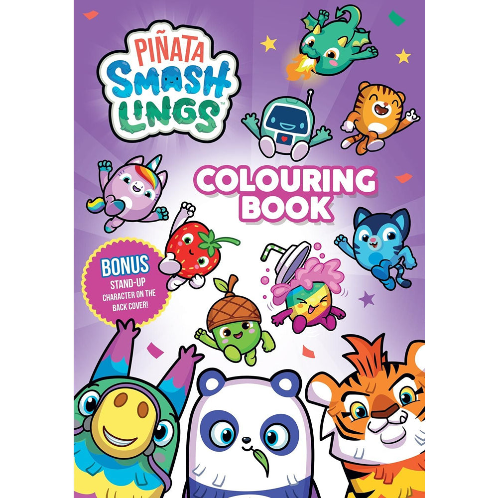 Piñata Smashlings Colouring Book | Colouring Pages, Smashlings Charact ...