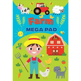 Alligator Farm Mega Pad Activity Pad | Large Pages, Farm Theme, Bold Outlines