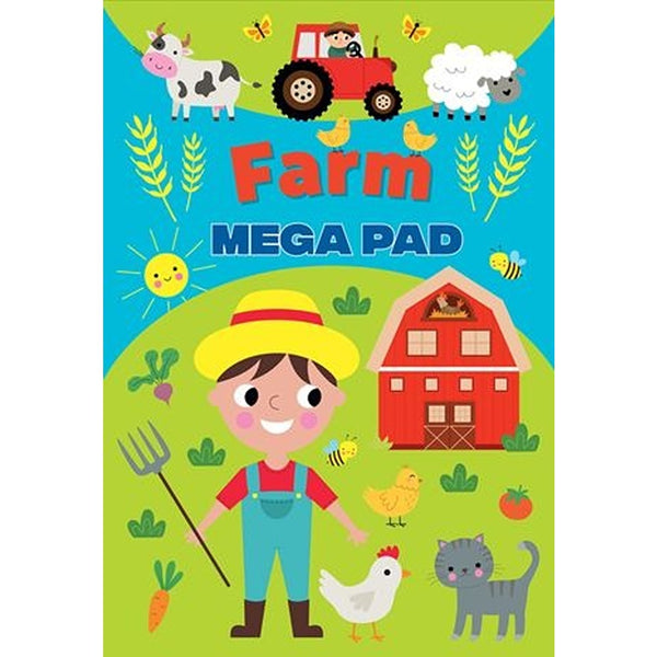 Alligator Farm Mega Pad Activity Pad | Large Pages, Farm Theme, Bold Outlines