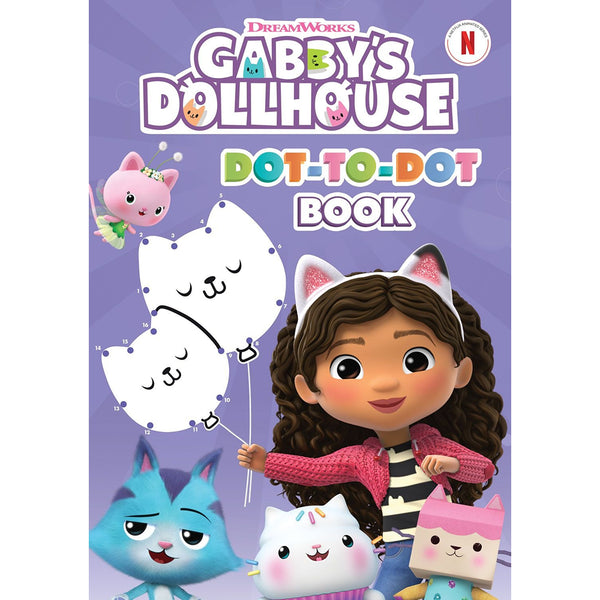 Gabby's Dollhouse Dot-to-Dot Activity Book | Dot-to-Dot Puzzles