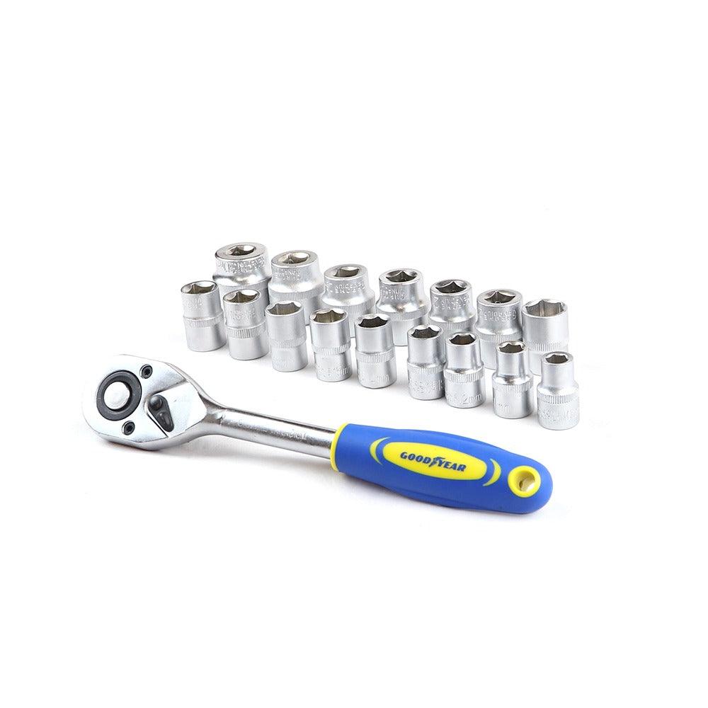 Goodyear 94 peices Socket Set | Precision Engineering & Ergonomic Grip