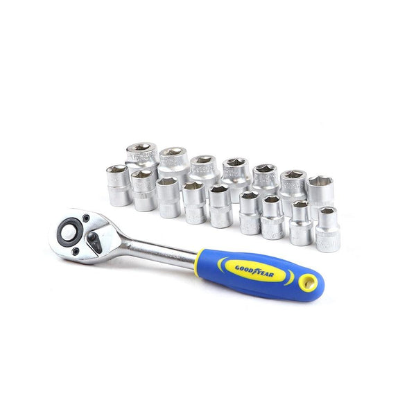 Goodyear 94 peices Socket Set | Precision Engineering & Ergonomic Grip