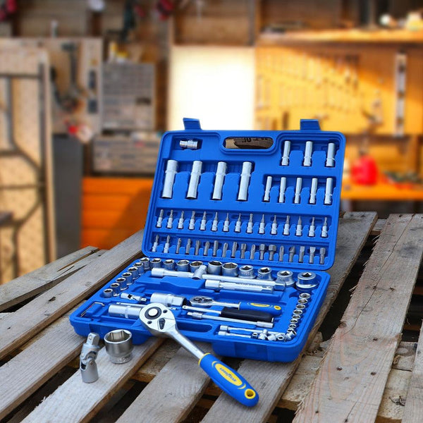 Goodyear 94 peices Socket Set | Precision Engineering & Ergonomic Grip