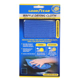 Goodyear Waffle Drying Cloth | Large Vibrant Blue Textured Weave