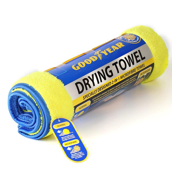 Goodyear XL Microfibre Drying Towel | Plush Texture