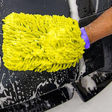 Optimized Title: Goodyear Dual-Sided Microfiber Noodle Wash Mitt | Wash, Dry, and Polish