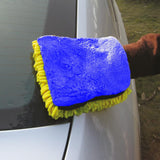 Optimized Title: Goodyear Dual-Sided Microfiber Noodle Wash Mitt | Wash, Dry, and Polish