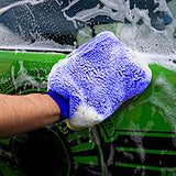Optimized Title: Goodyear Dual-Sided Microfiber Noodle Wash Mitt | Wash, Dry, and Polish