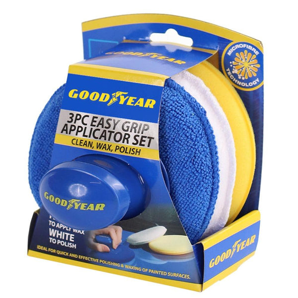 Goodyear Easy Grip Applicator | Ergonomic Soft-Touch Finish | Pack of 3