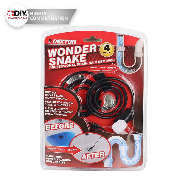 Dekton Award-Winning Wonder Snake | Flexible and Durable Toolset | 4pk