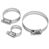dekton stainless steel hose clamp set  assorted 15 pack