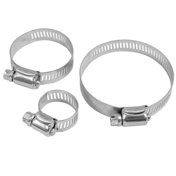 dekton stainless steel hose clamp set  assorted 15 pack