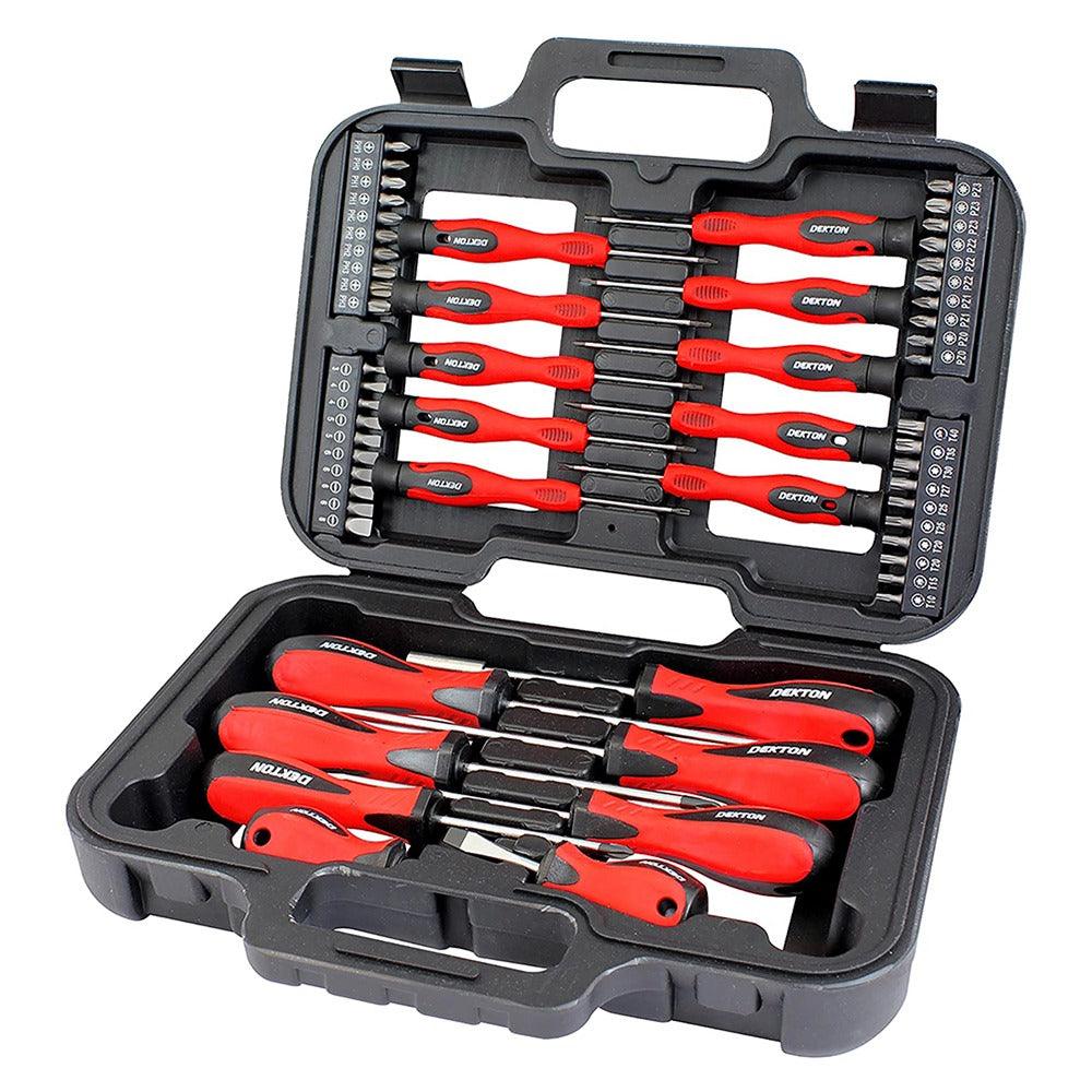 dekton screwdriver  bit set  58 piece