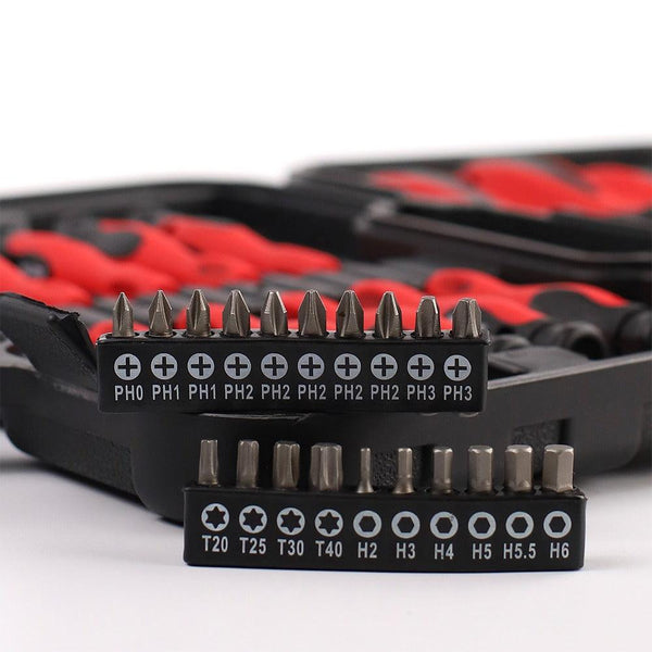 dekton screwdriver  bit set  58 piece