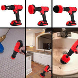 dekton versatile drill brush set  3 piece