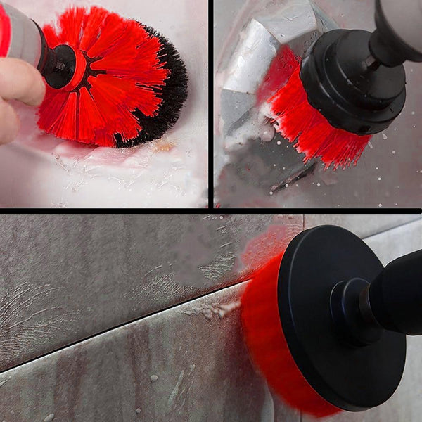 dekton versatile drill brush set  3 piece