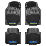 Goodyear Durable Rubber & Carpet Mat Set | Universal Fit