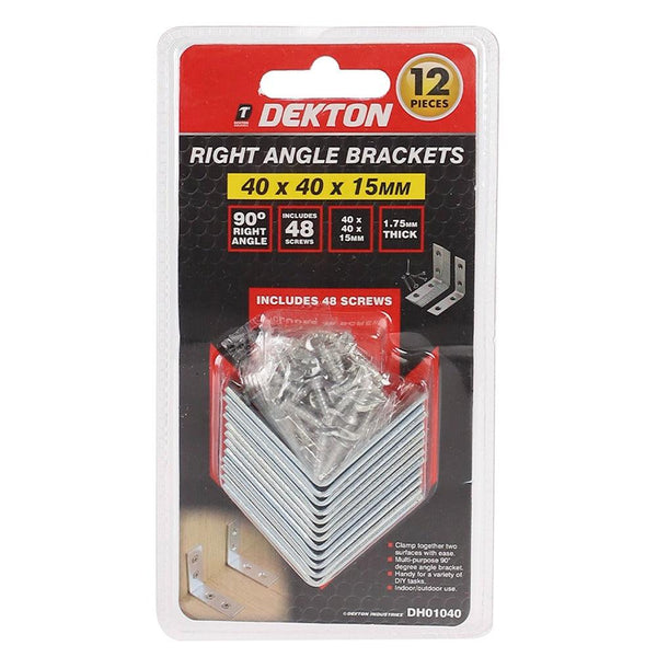 dekton right angle bracket  12 pack