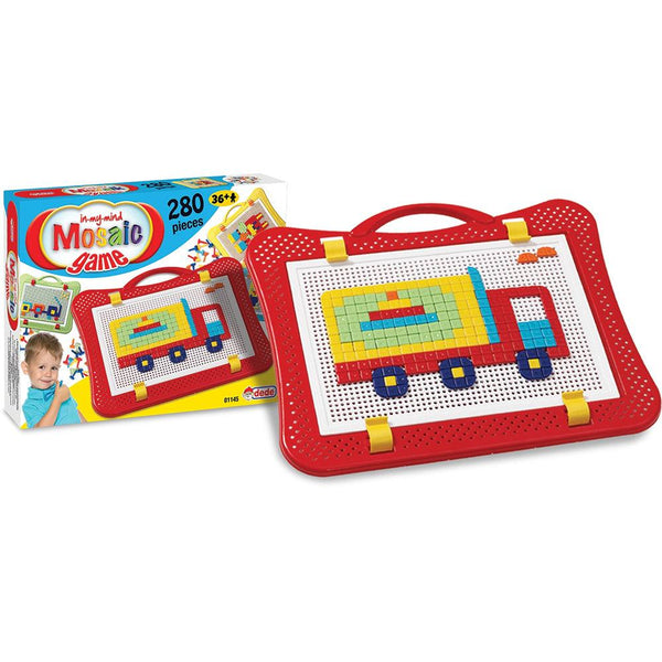 In-My-Mind Mosaic Game | 280-Piece Peg Board Creative Puzzle Set for Kids