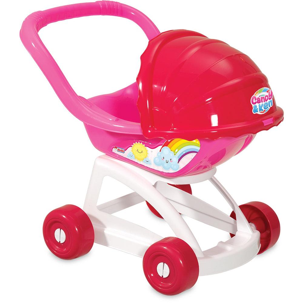 Candy & Ken Baby Carriage | Interactive Pretend Play Pram for Dolls & Stuffed Toys