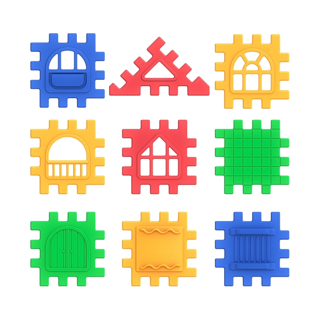 Dede Puzzle City 128-Piece Set | Educational City-Building Puzzle for Kids