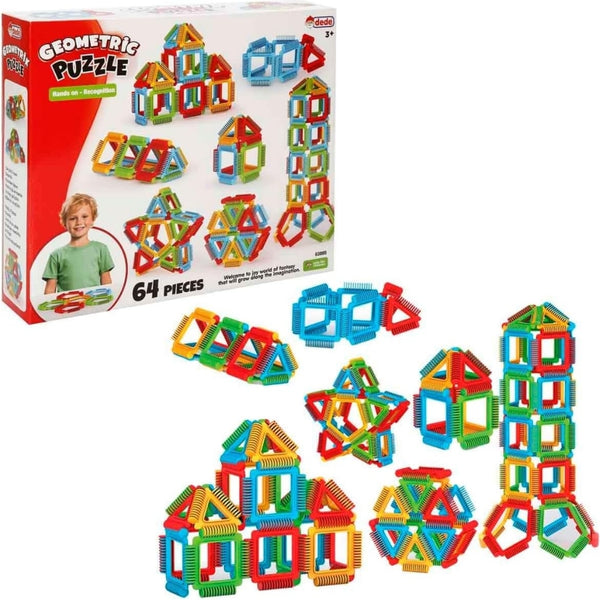 ded magnetic geometric puzzle set  64pcs