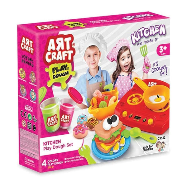 art craft kitchen dough play set  12pcs