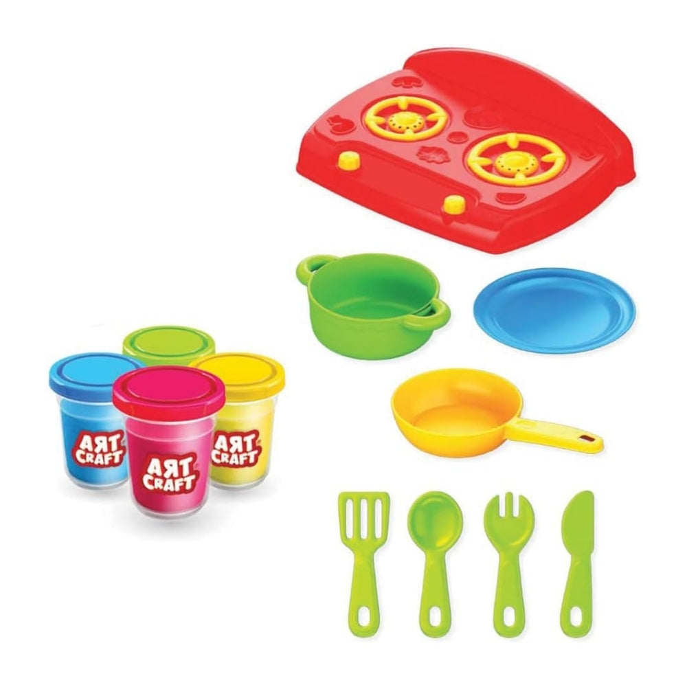 art craft kitchen dough play set  12pcs