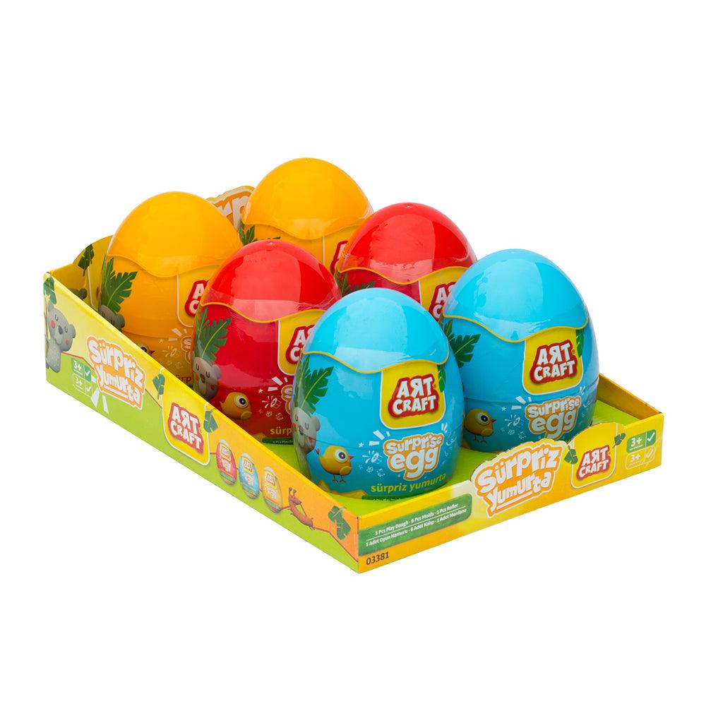 Art Craft Medium Surprise Egg - Dough Kit with Toy