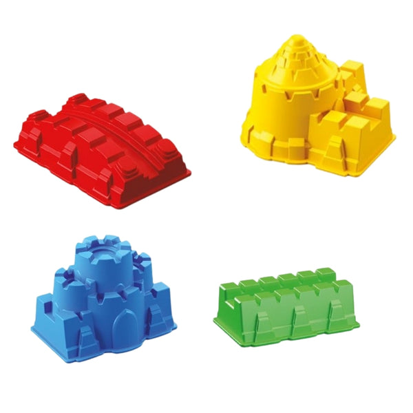 art craft castle modelling play sand set  5pcs