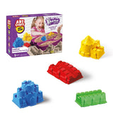 art craft castle modelling play sand set  5pcs