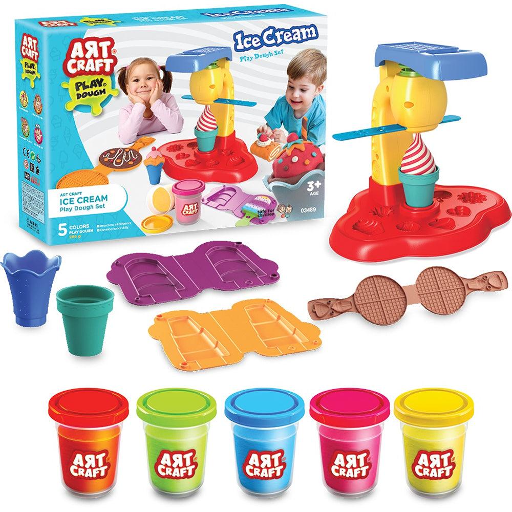 Art Craft Ice Cream Play Dough Set | Sweet Treat Creation Fun!