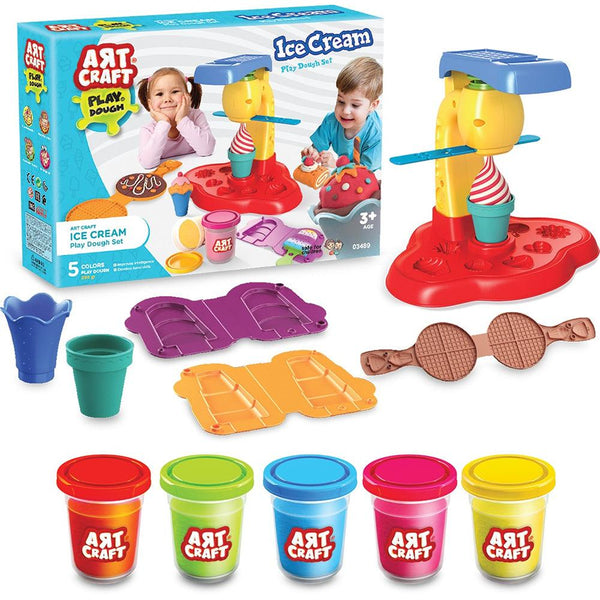 Art Craft Ice Cream Play Dough Set | Sweet Treat Creation Fun!