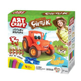 art craft super burger dough playset 