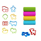 art craft super burger dough playset 