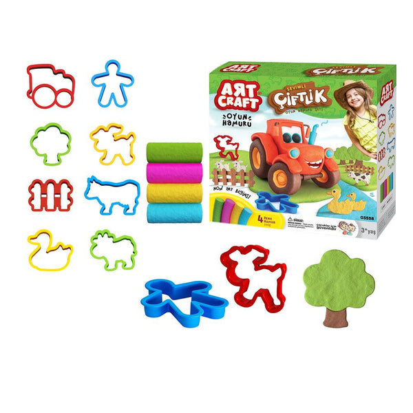 Art Craft Cute Farm Dough Set | Create Your Own Play Farm