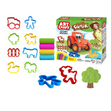 art craft cute farm dough set 