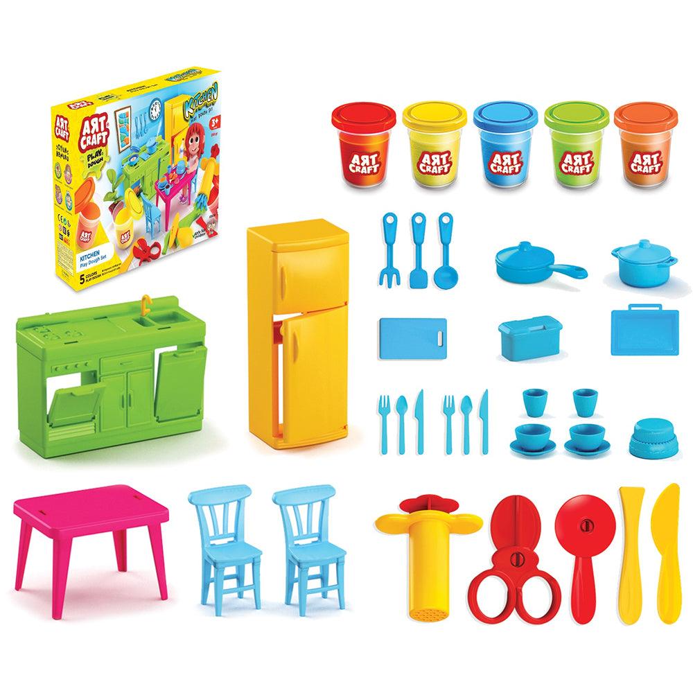 Art Craft Kitchen Play Dough Set - Little Chef's Fun