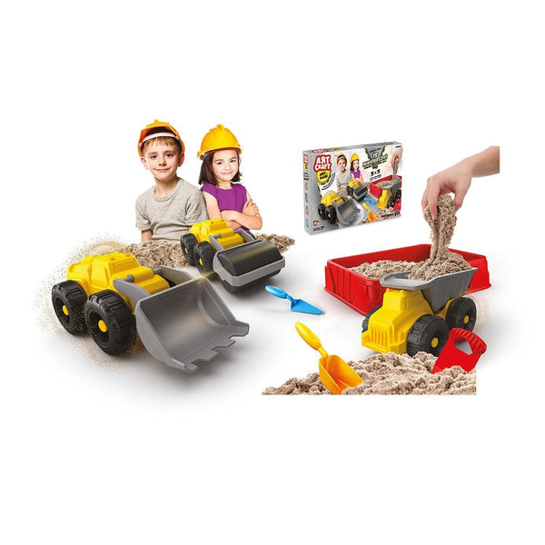 Art Craft Working Machines Sand Set | Build and Create with Sand
