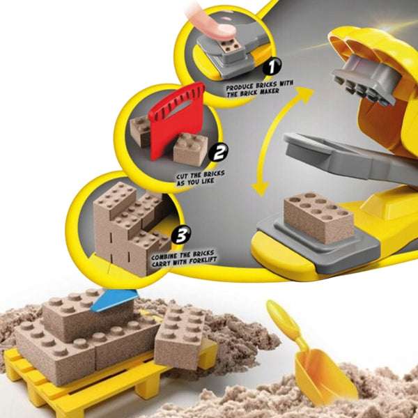 Art Craft Forklift Play Sand Set | Lift, Build, and Play