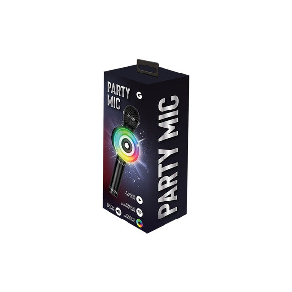 LED Wireless Karaoke Microphone with Speaker | Colour-Changing Lights, 5 Hours