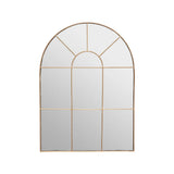 Atmosphera Monica Arched Wall Mirror | Gold Metal, 54 x 74cm