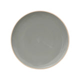 Atmosphera Asma Gloss Glazed Dinner Plate | 27cm, Grey, Raised Edge