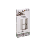 5FIVE Mix 'n Modul 2-Cube Shelf Unit | Grey, 34.5 x 32 x 67.5cm