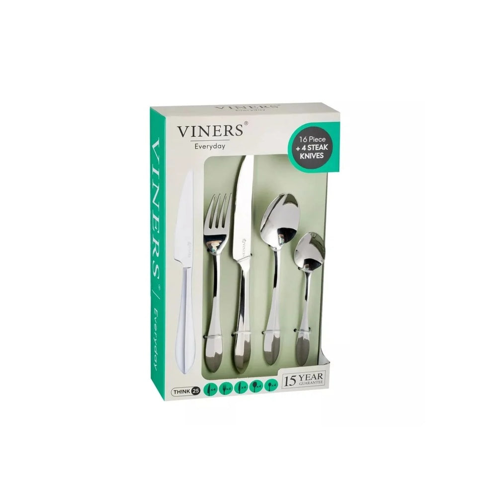 Viners Breeze Cutlery Set - 16 Pieces + 4 Steak Knives
