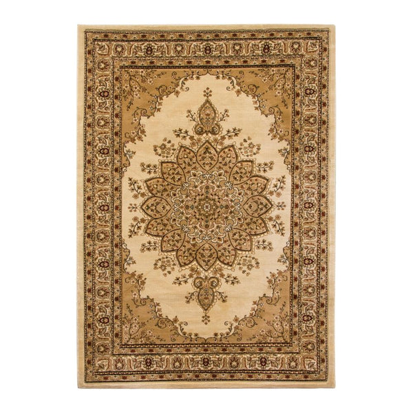 Classique Medallion Ivory Rug | Timeless Floral Design for Elegant Spaces