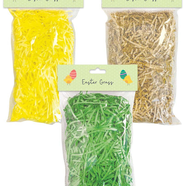 Tallon Easter Paper Grass Shred | Assorted Colours, Crinkled, Hang Tab
