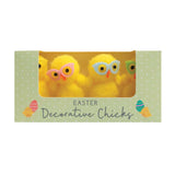 Tallon 4 Pack Funky Easter Chick Decorations | Novelty Glasses, Ready to Use