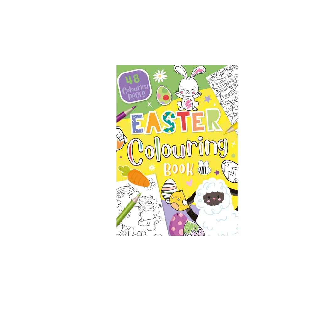 Tallon A4 Easter Colouring Book | 48 Pages, Bold Outlines, Assorted Designs